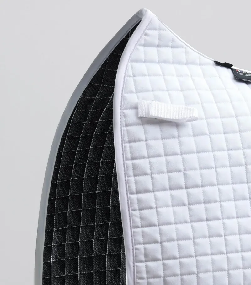 Premier Equine Close Contact Dressage Competition Saddle Pad - White-2