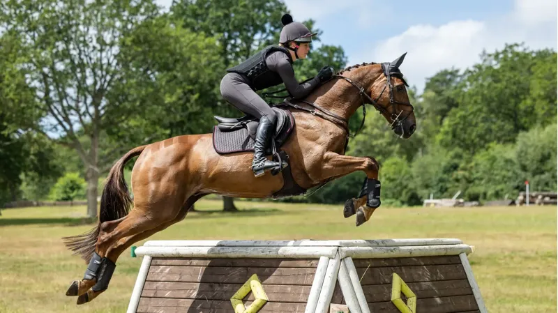 LeMieux Suede Close Contact Square Saddle Pad - Cinder -1