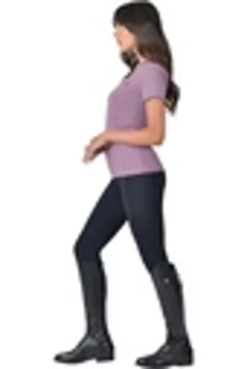 WeatherBeeta Ladies Relaxed UV Short Sleeve Tee - Mauve Wine -2