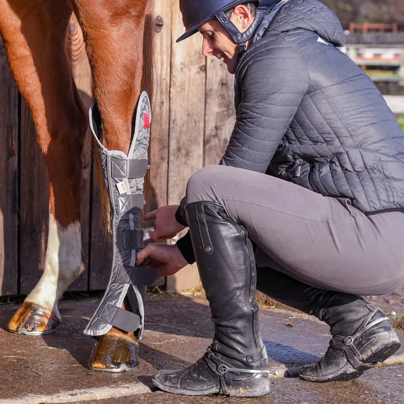 Equilibrium Hind and Hock Magnetic Chaps - Grey-2
