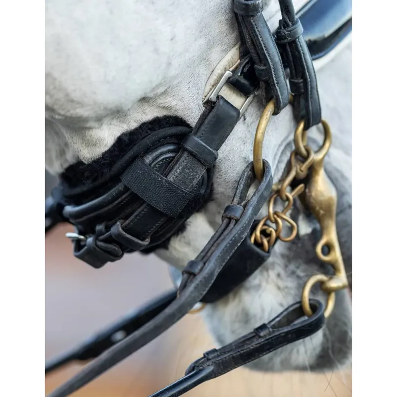 LeMieux Simuwool Chin/ Noseband Guard - Black -1