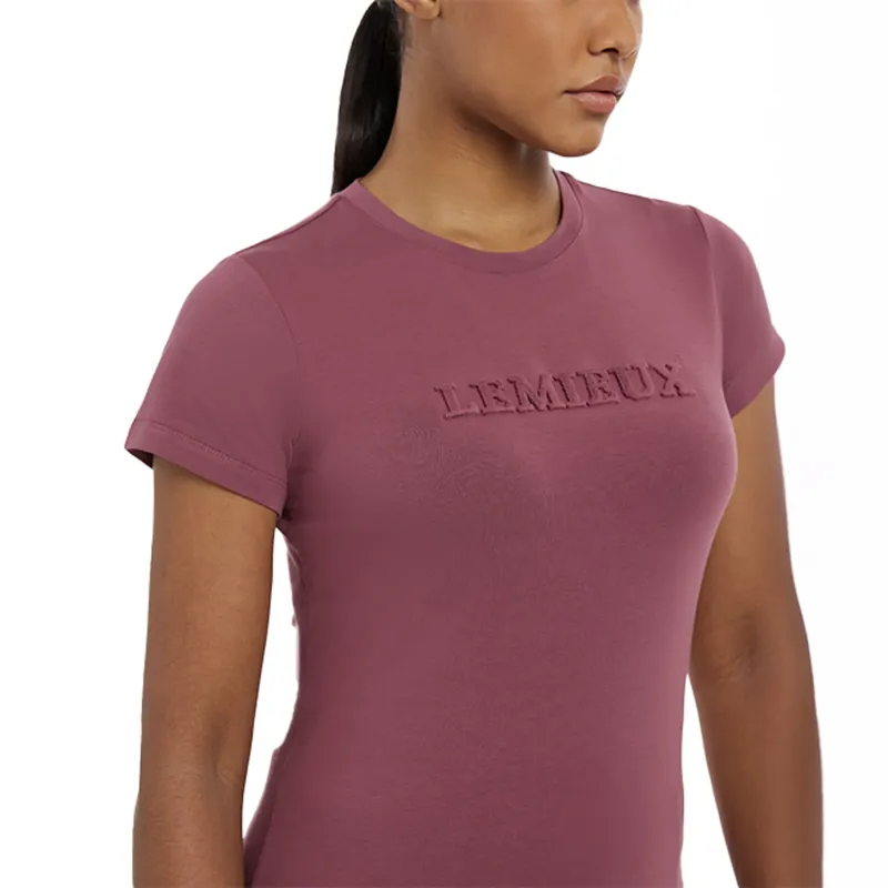 LeMieux Classique Ladies T-Shirt - Rosewood-2