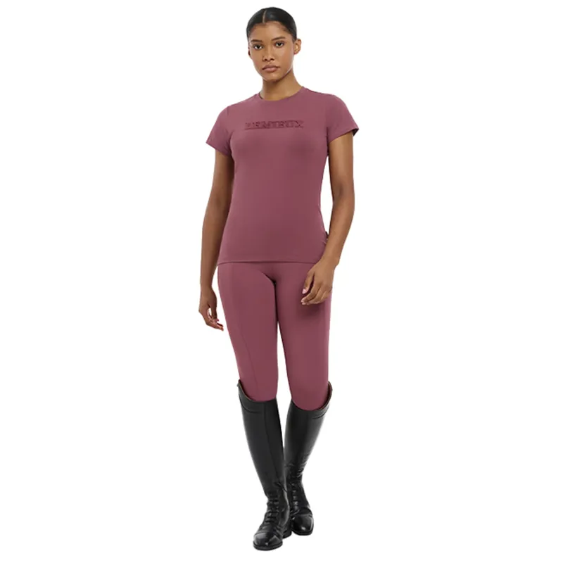 LeMieux Classique Ladies T-Shirt - Rosewood-3