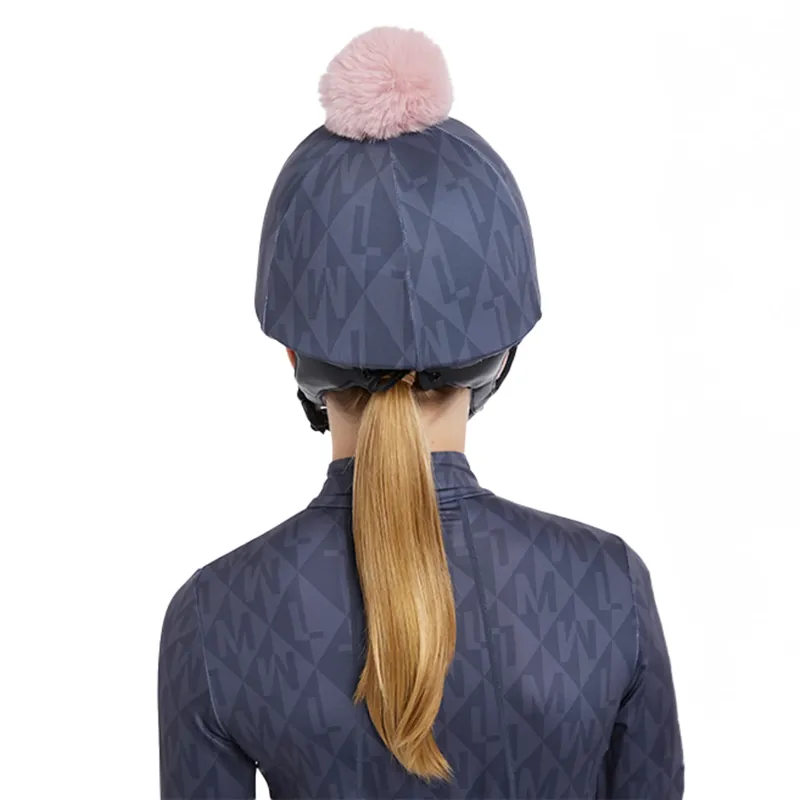 LeMieux Clea Young Rider Hat Silk - Dusk Blue-4