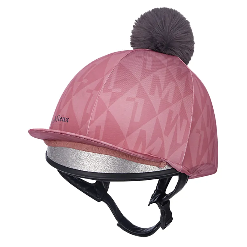 LeMieux Clea Young Rider Hat Silk - Peony-2