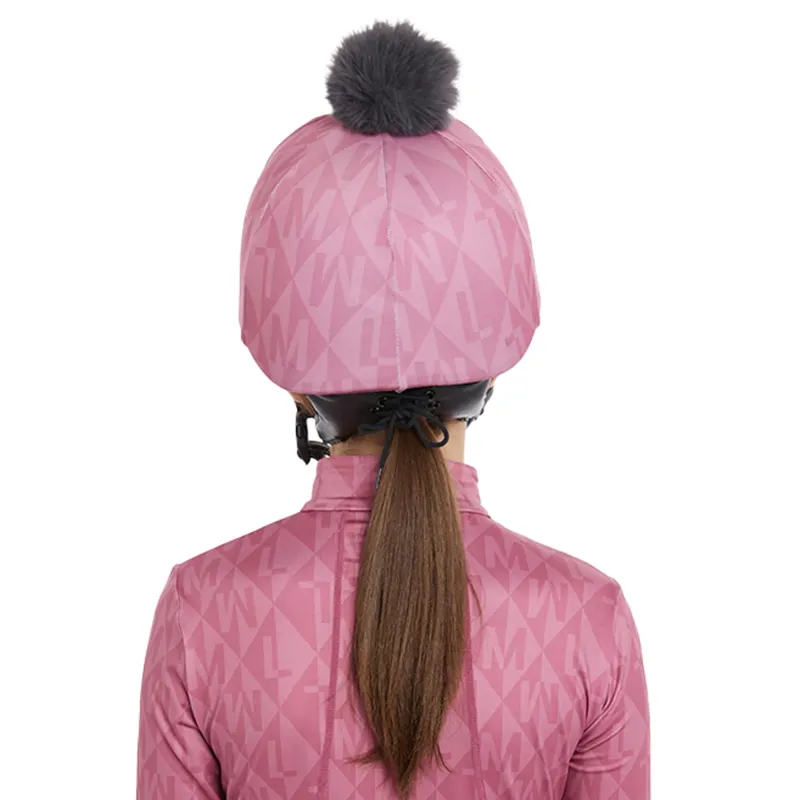 LeMieux Clea Young Rider Hat Silk - Peony-5