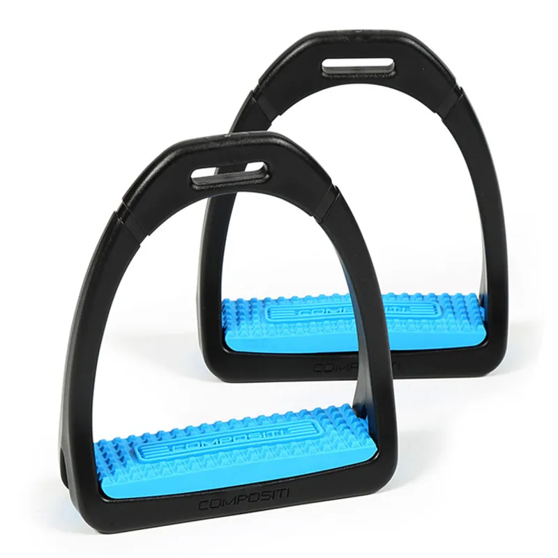 Compositi Premium Adult Profile Stirrups - Bright Blue