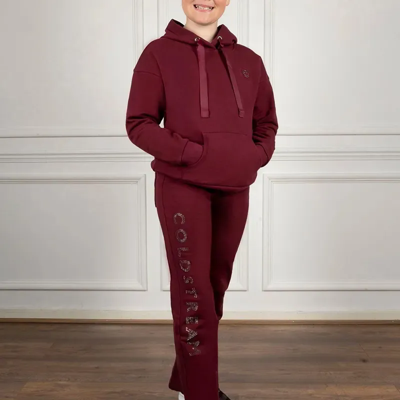 Coldstream NG Childs Cheswick Diamante Hoodie - Windsor Wine-1