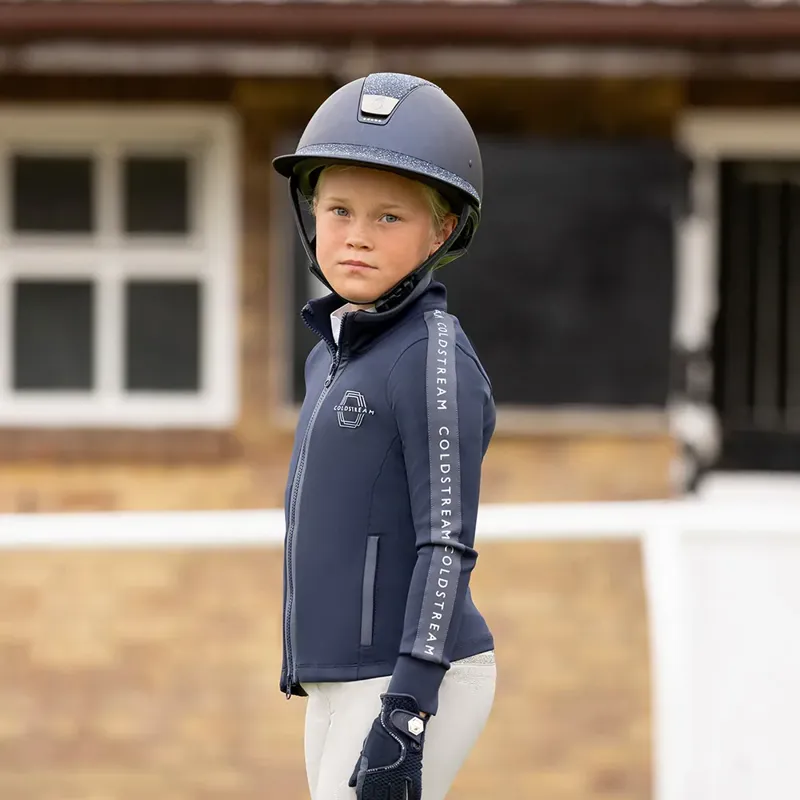 Coldstream Children's Stamford Softshell Performance Jacket - Navy-2