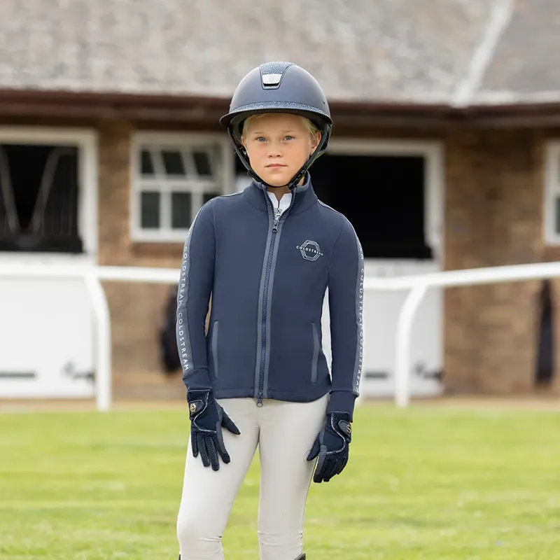 Coldstream Children's Stamford Softshell Performance Jacket - Navy-3