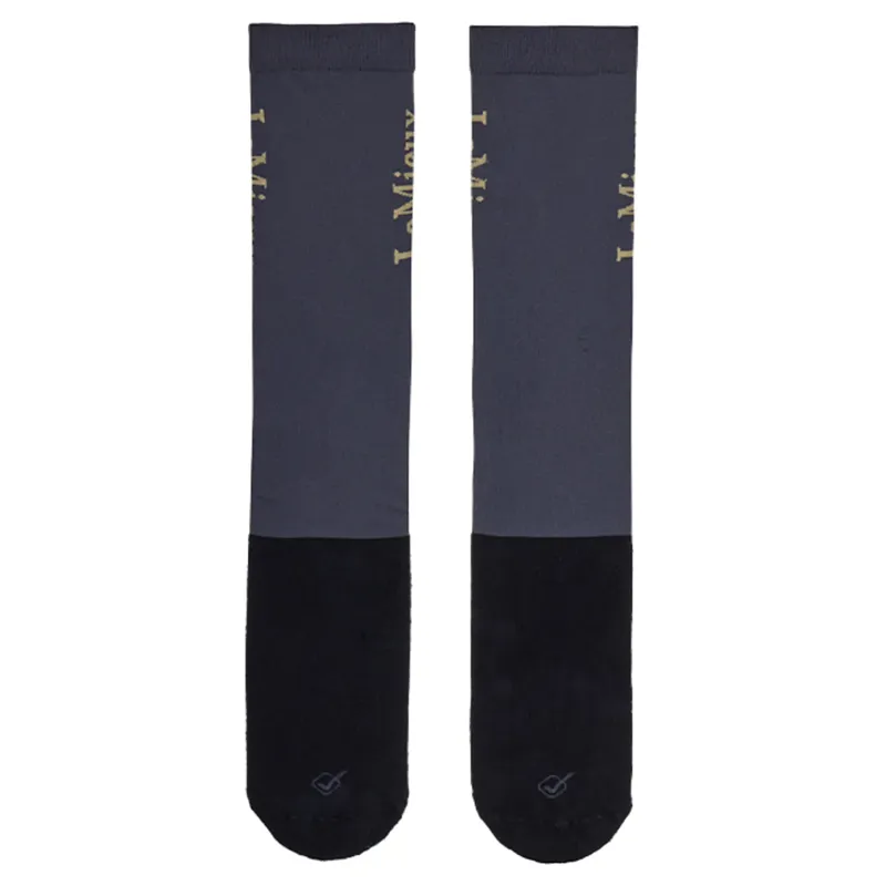 LeMieux Competition Socks 2 pack - Dusk Blue-1