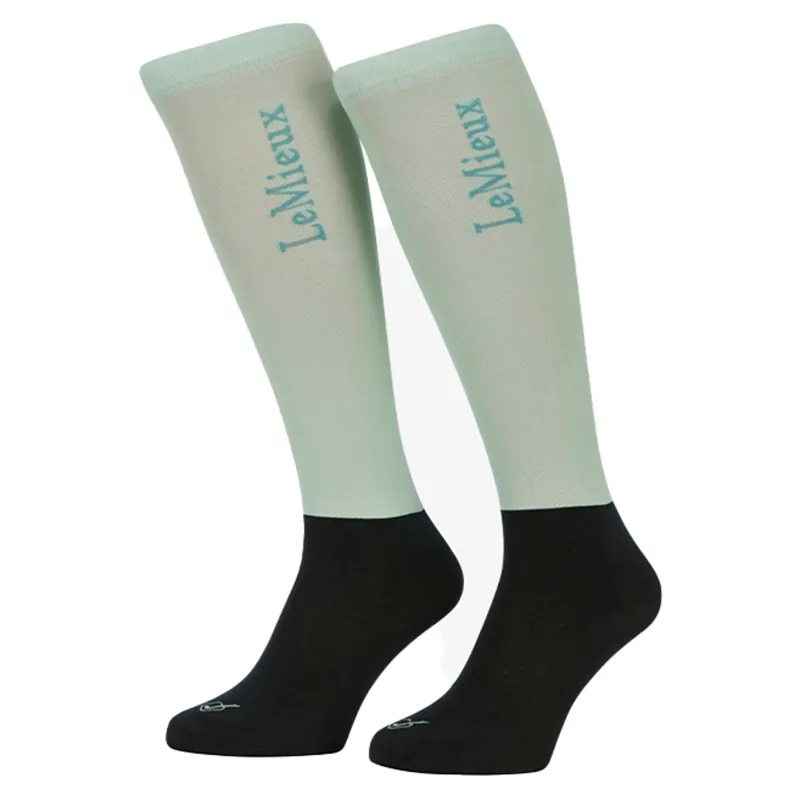 LeMieux Competition Socks 2 pack - Aqua