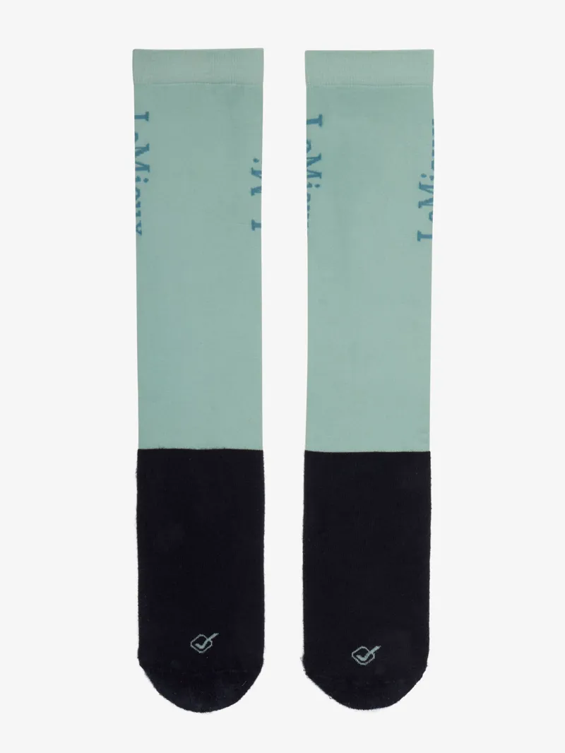 LeMieux Competition Socks 2 pack - Aqua-2