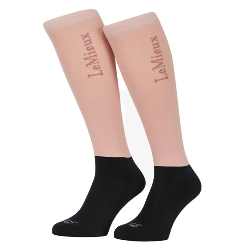 LeMieux Competition Socks 2 pack - Blossom