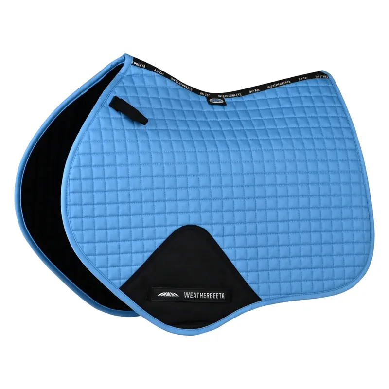 WeatherBeeta Prime Jump Shaped Saddle Pad - Coastal Blue