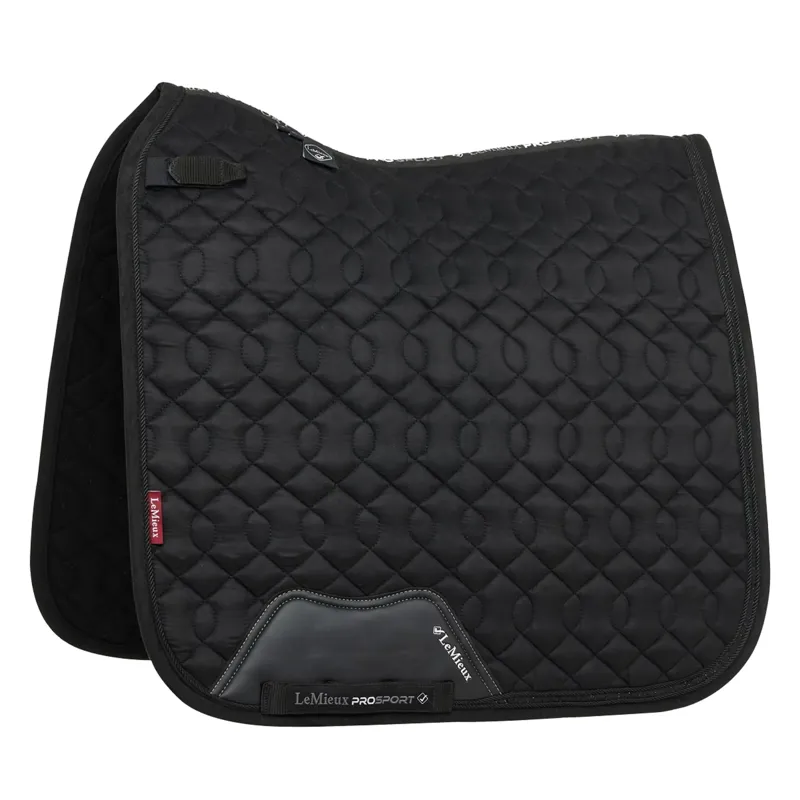 LeMieux Crystal Suede Dressage Square - Black