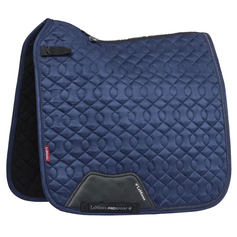 LeMieux Crystal Suede Dressage Pad - Navy