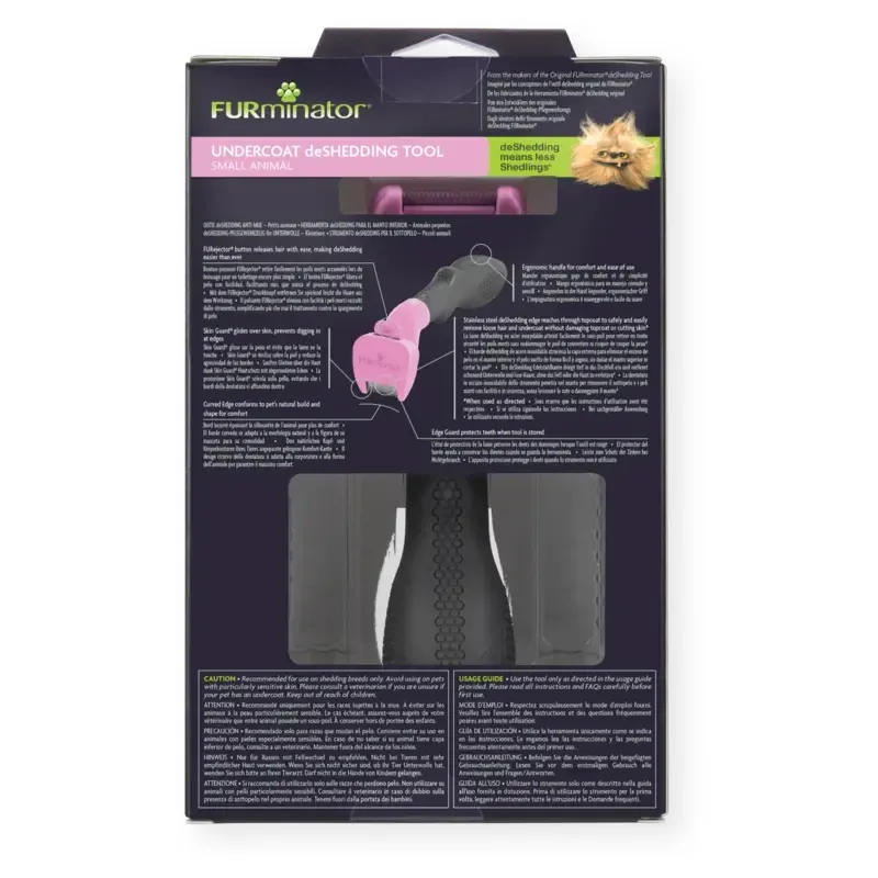 Furminator Undercoat DeShedding Tool For Animal - Small-4