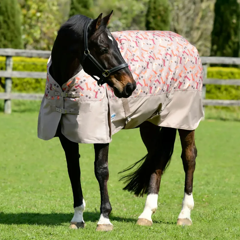 WeatherBeeta ComFiTec Essential 50g Lite Plus Turnout Rug - Dachshund Print