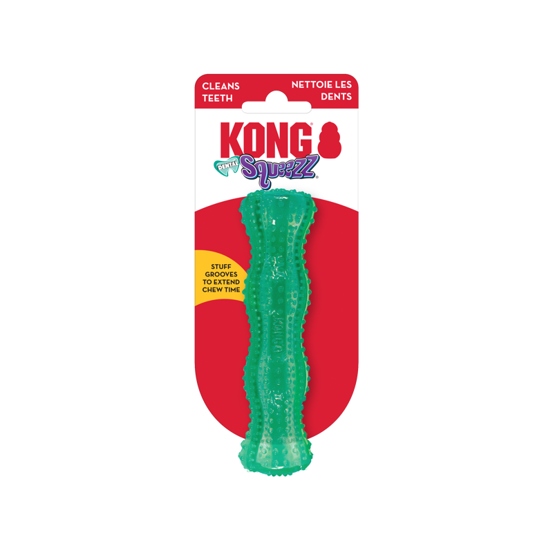 KONG Squeezz Dental Stick Dog Toy-1