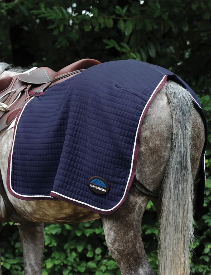 WeatherBeeta Thermocell Quarter Sheet - Navy/Burgundy