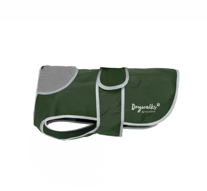 EQUIDRY Drywalks Waterproof Dog Coat - Forest Green