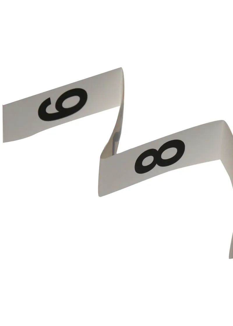 Woof Wear 3 Digit Dressage Number Holder - White -2