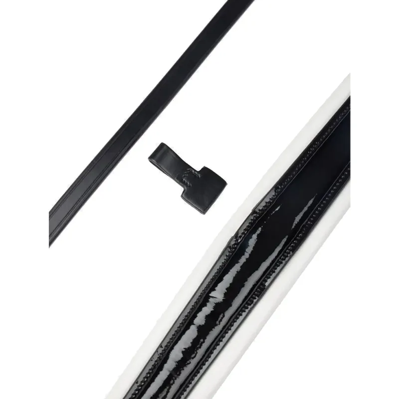 LeMieux Kudos Patent Dressage Bridle - Black/White-1