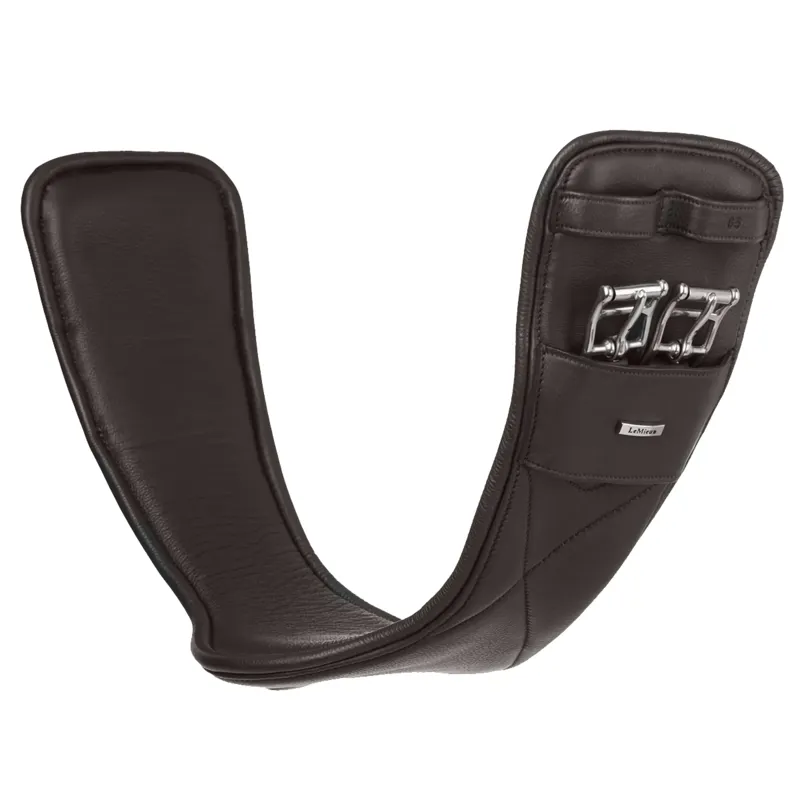 LeMieux Arika Contoured Dressage Girth - Brown