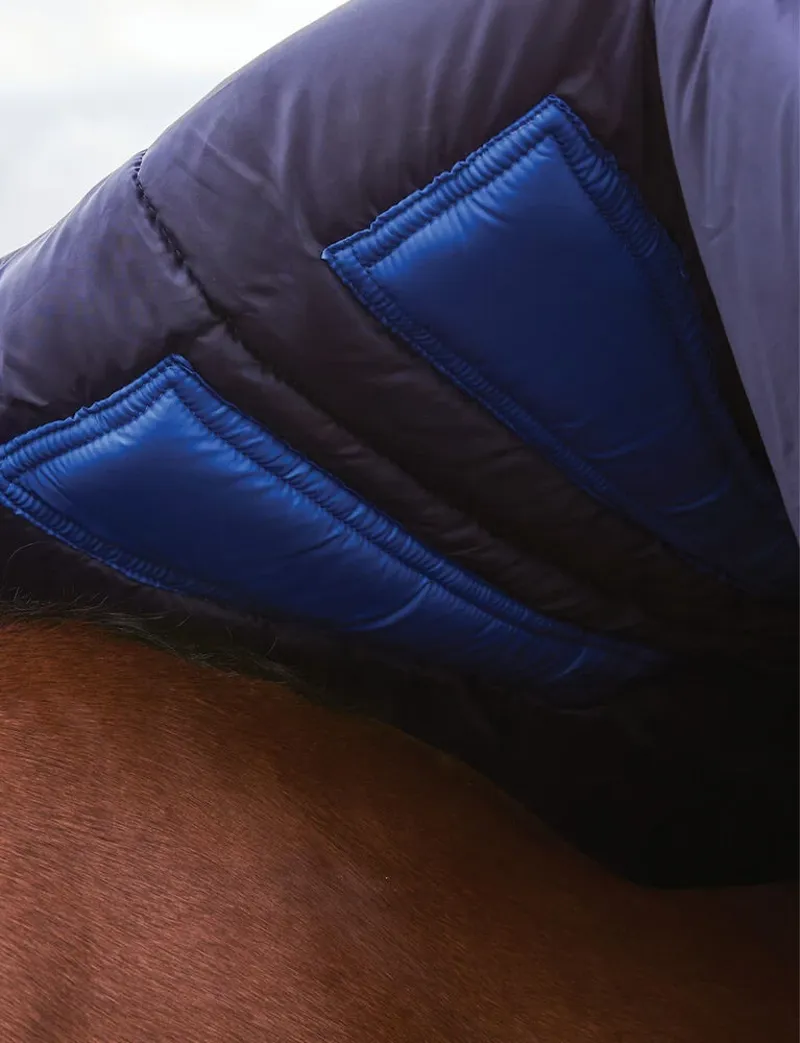 WeatherBeeta ComFiTec Plus 100G Dynamic Turnout High Neck Rug - Navy-3
