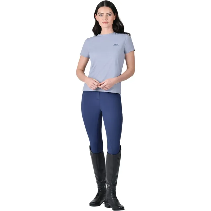 WeatherBeeta Ladies Relaxed UV Short Sleeve - Tee Blue Stone-2