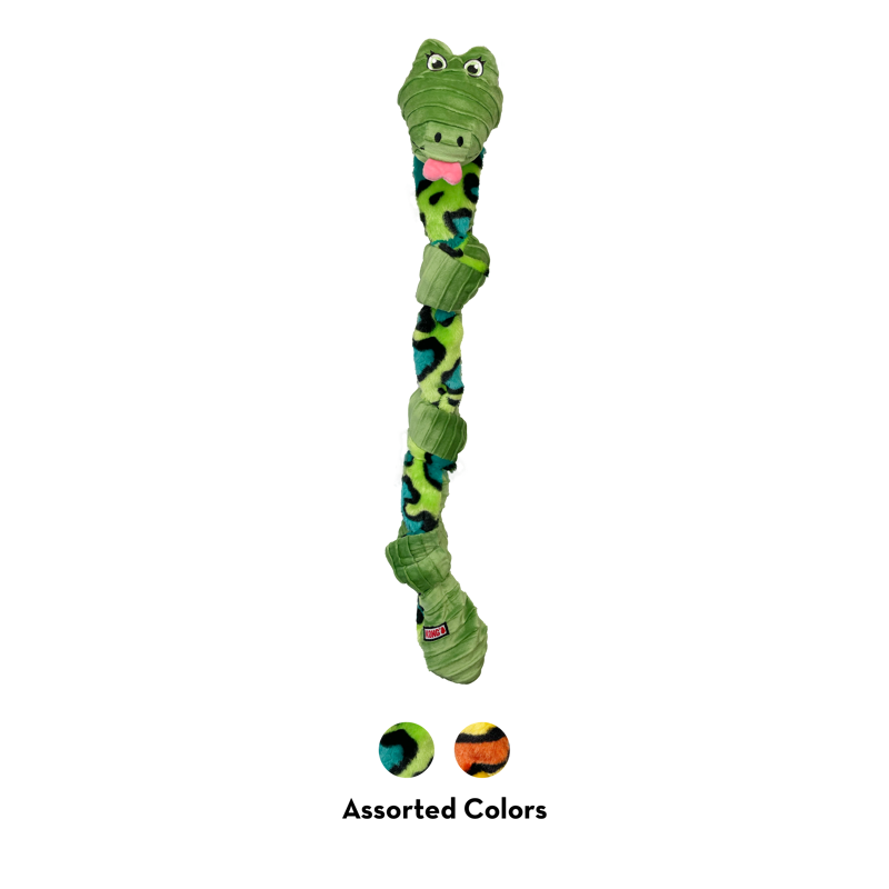 KONG Knots Snake Assorted Colours dog toy-2