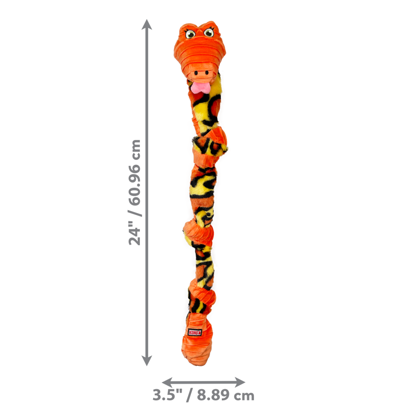 KONG Knots Snake Assorted Colours dog toy-1