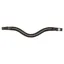 Dublin Curved Diamante Browband - Brown