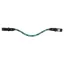 Dublin Ombre Diamante Browband - Aqua/Black