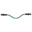 Dublin Ombre Diamante Browband - Aqua/Brown