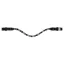 Dublin Ombre Diamante Browband - Black/Black