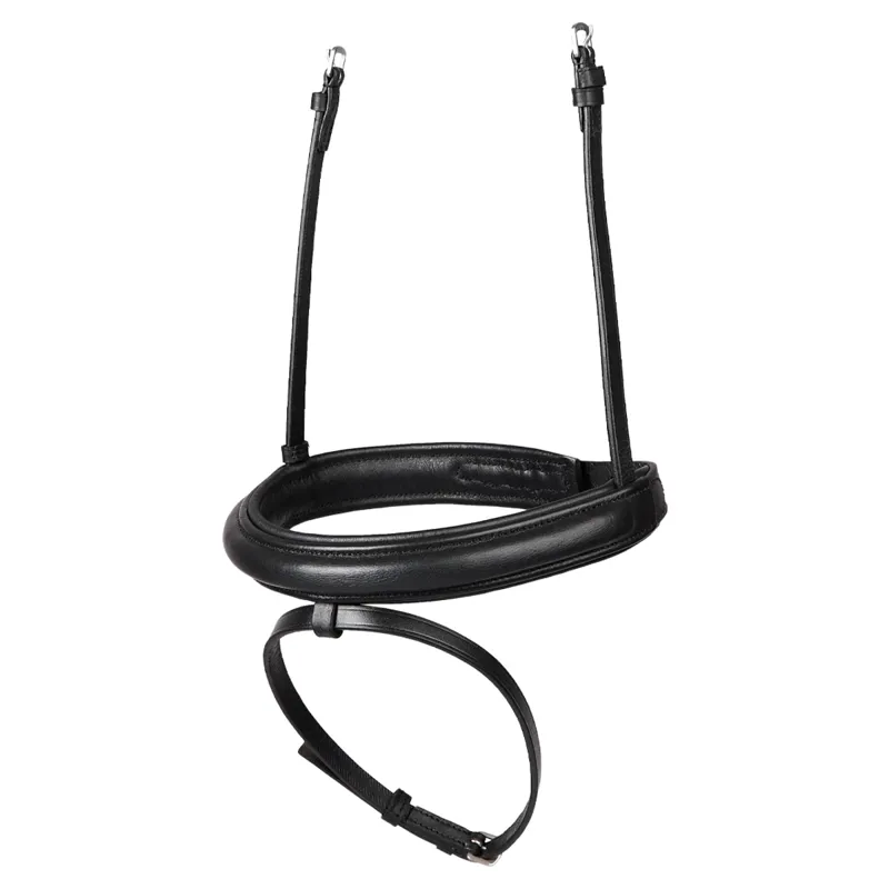 Dublin Padded Mono Crown Flash Noseband - Black