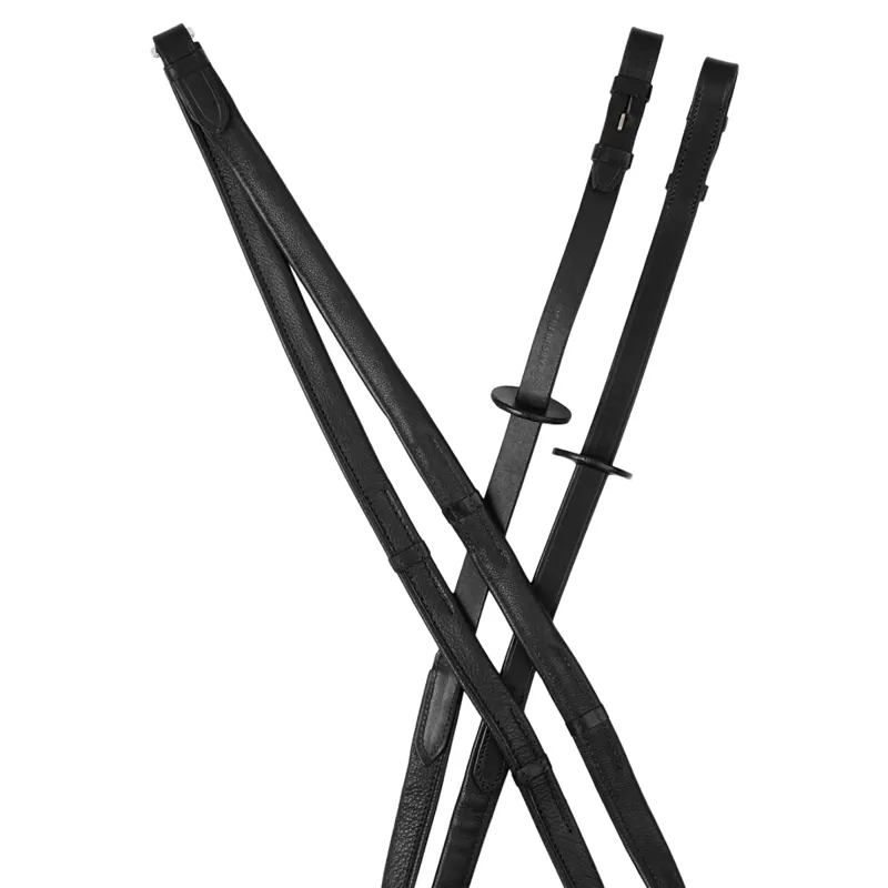 Dublin Padded Reins - Black