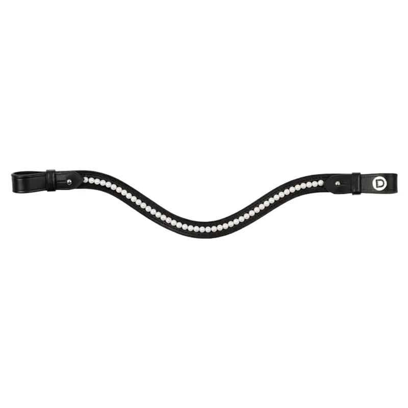 Dublin Pearl Browband - Black