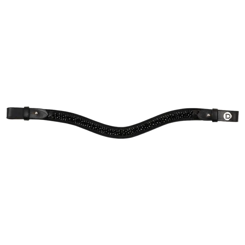 Dublin Rock Crystal Browband - Black