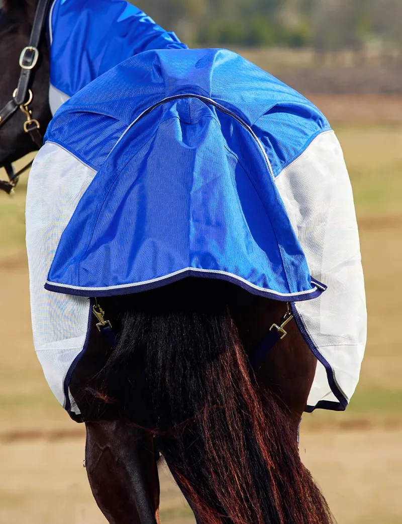 WeatherBeeta ComFiTec Duo Shield Detach-A-Neck Blue/Silver-4