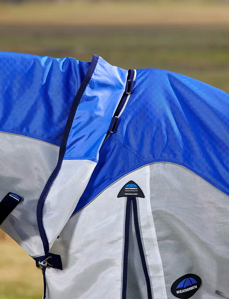 WeatherBeeta ComFiTec Duo Shield Detach-A-Neck Blue/Silver-3