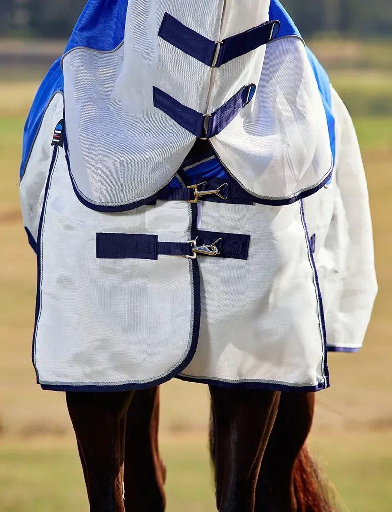 WeatherBeeta ComFiTec Duo Shield Detach-A-Neck Blue/Silver-2