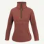 Jack Pyke Ladies Half Zip Sherpa Fleece Pullover - Burnt Copper