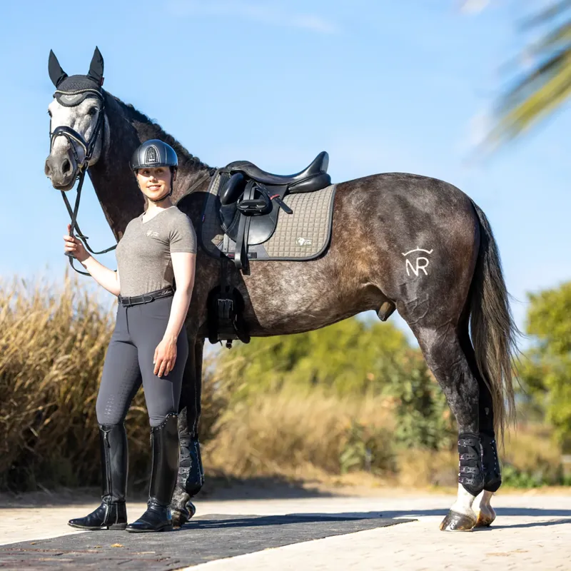 LeMieux Earth Dressage Square - Moss-3