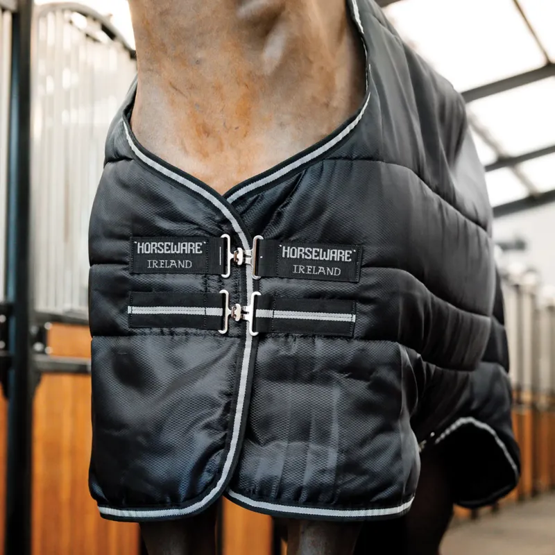Horseware Easy-Layer Plus 200g Stable Rug - Black/Silver-4