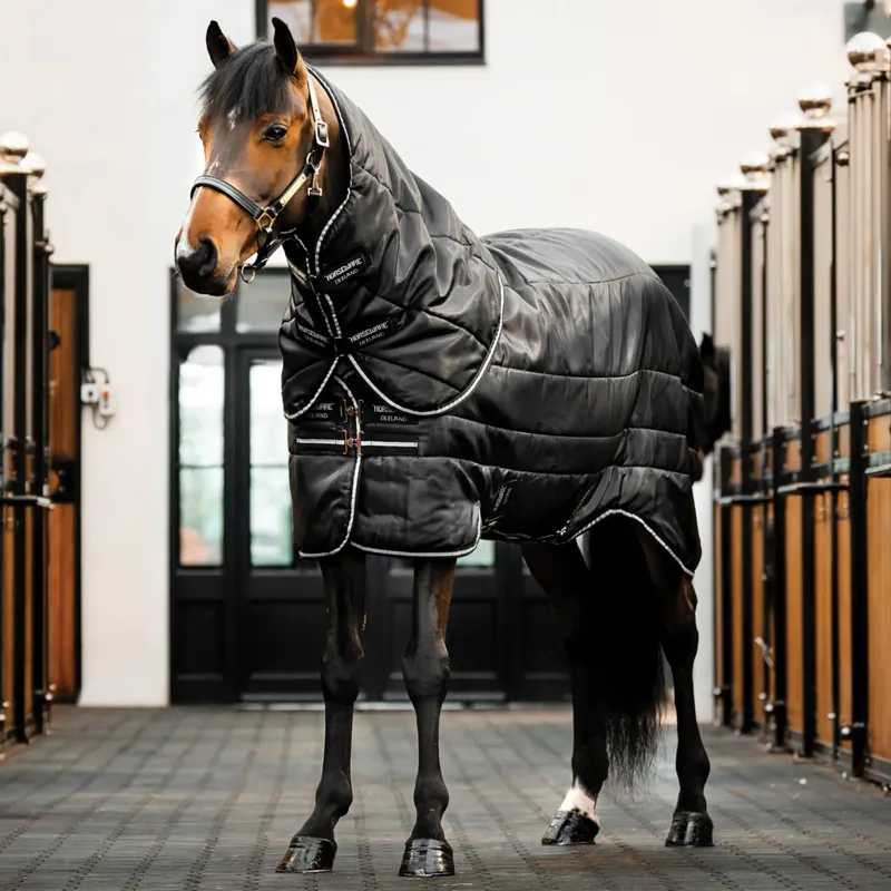Horseware Easy-Layer Plus 200g Stable Rug - Black/Silver