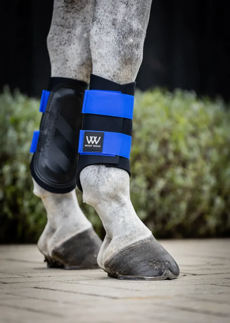 Woof Wear Club Brushing Boot - Electric Blue-1