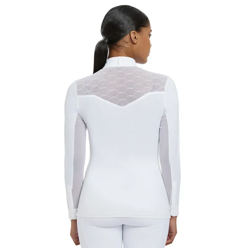 LeMieux Emily Long Sleeve Ladies Show Shirt - White